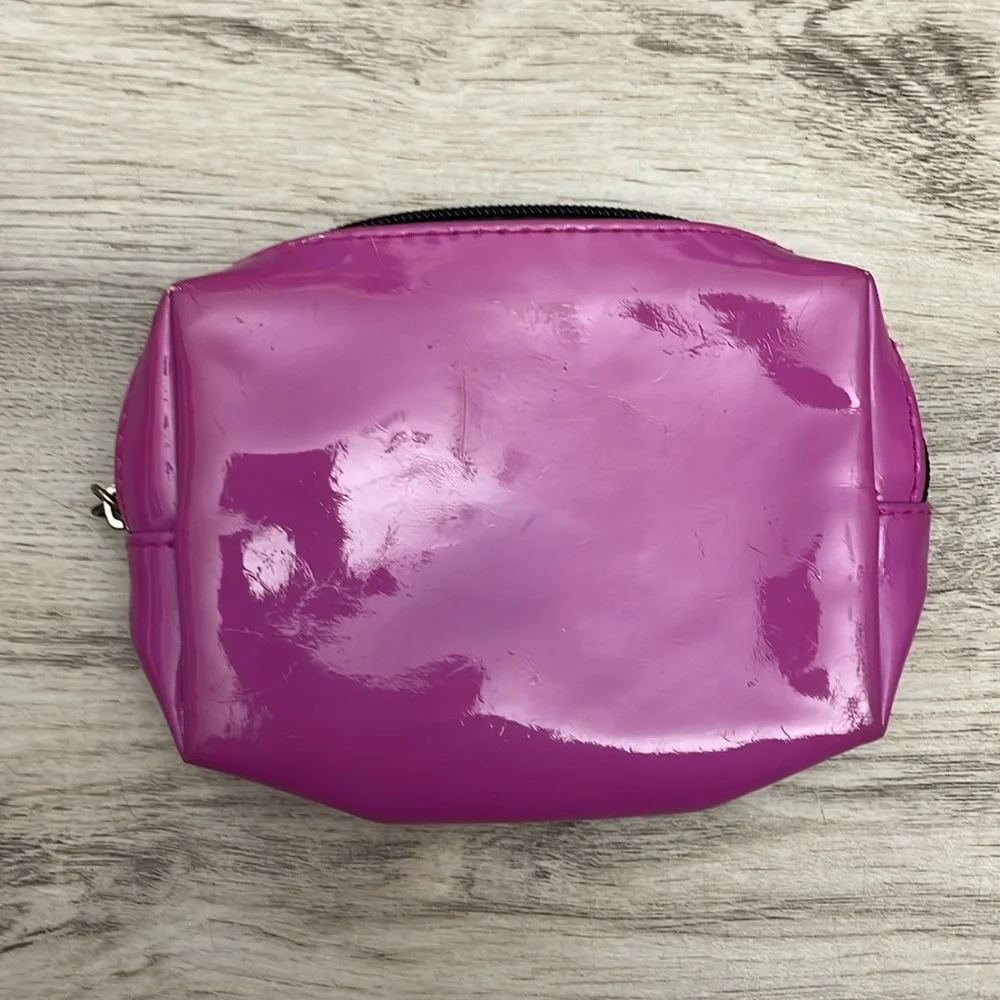 **Free Upon Request with Any Purchase** Lancome Purple Zip Top Makeup Bag